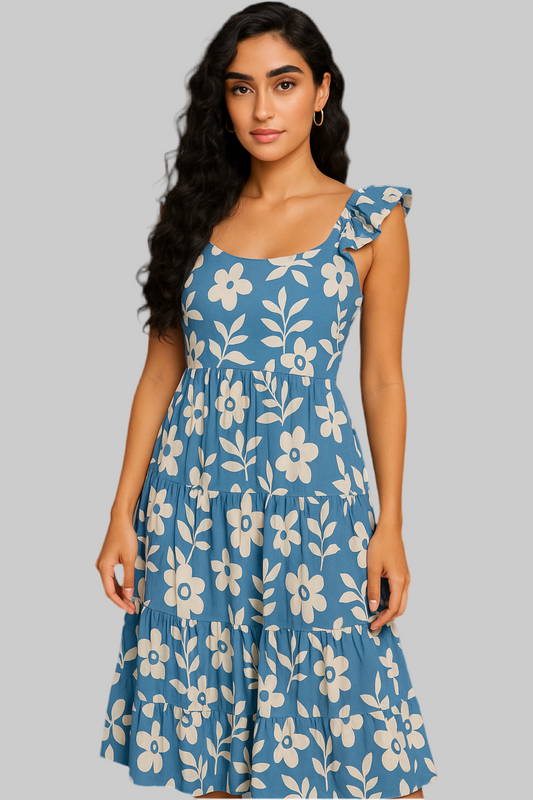 Flowy Midi Dress