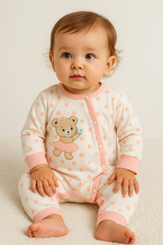 Polka dot printing Patch Bear