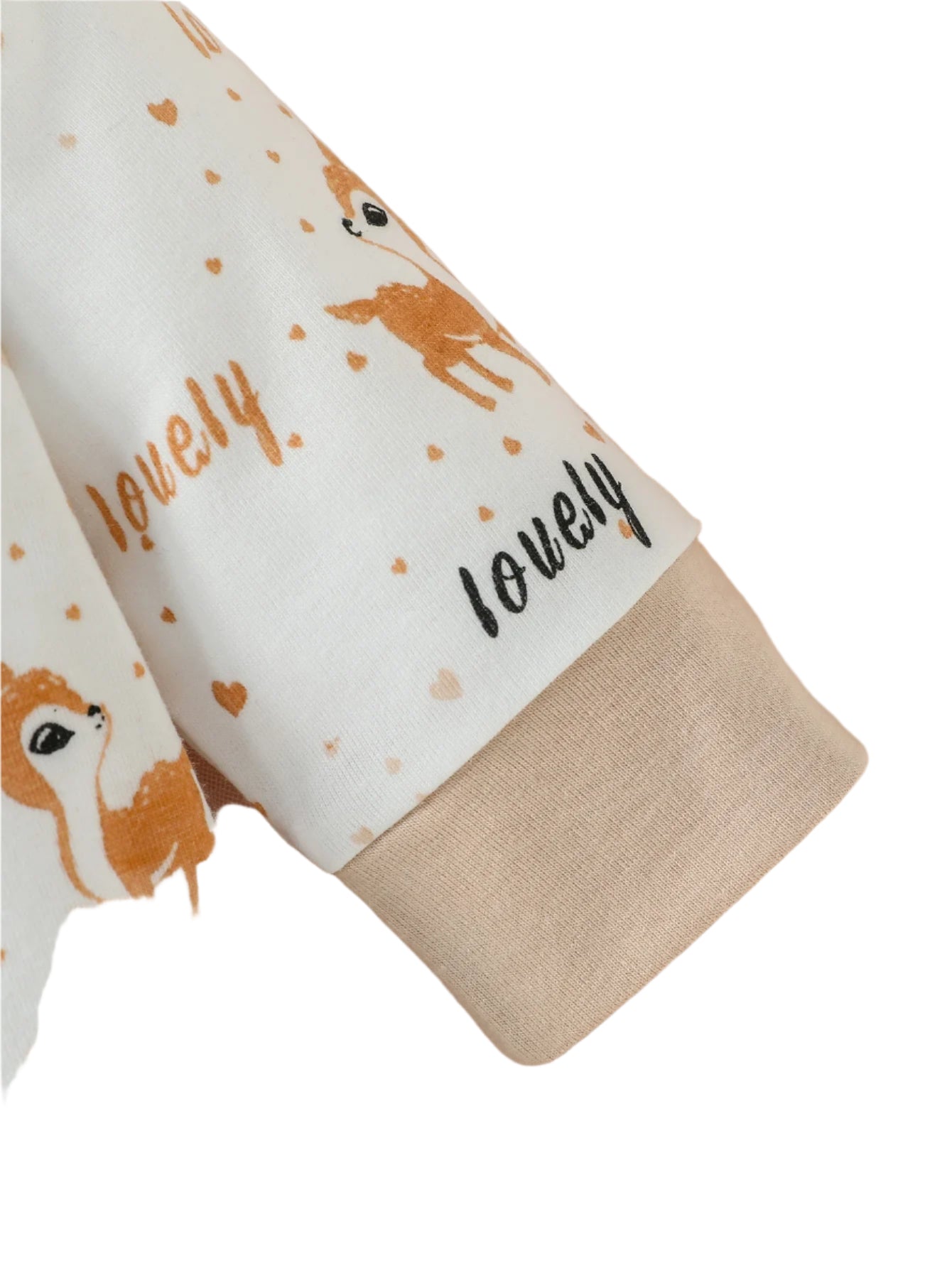 Cartoon Deer Open Stitch pastorale