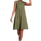 Tiered Round Neck Sleeveless Mini Tank Dress