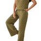 Short Sleeve Top and Pocketed Pants Lounge Set