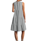 Tiered Round Neck Sleeveless Mini Tank Dress