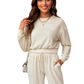 Perfee Round Neck Long Sleeve Top and Pants Set