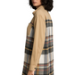 Pocketed Plaid Long Sleeve Mini Shirt Dress