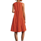 Tiered Round Neck Sleeveless Mini Tank Dress