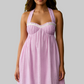 Sweetheart Neck Midi Dress