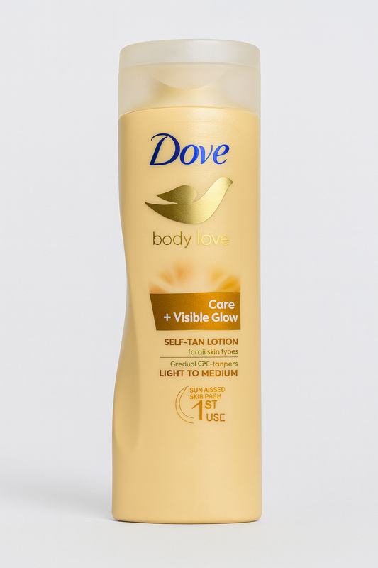 Dove Body Love Care + Visible Glow Self-Tan Lotion (Light to Medium)