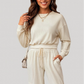 Perfee Round Neck Long Sleeve Top and Pants Set