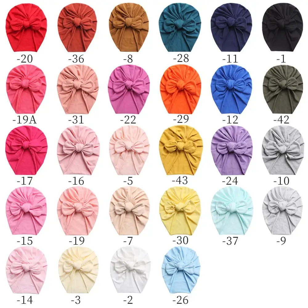 Bowknot Turban Hats