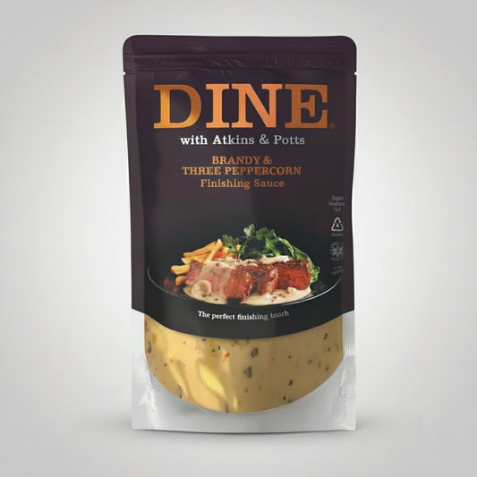 Dine - Brandy Pear & Three Peppercorn Sauce