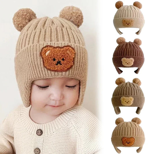 Cute Bear Embroidered Pullover