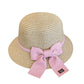 Girl Bowknot Straw Hat