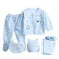 (5pcs/set)Newborn Baby 0-3M Clothing Set Brand Baby Boy Girl Clothes Cotton Cartoon Underwear Baby's Sets