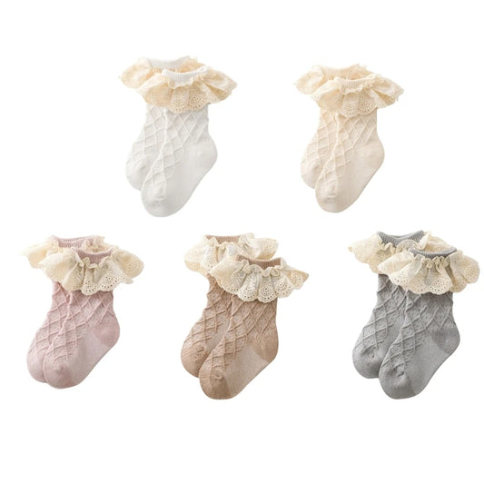 Lace Baby Girls Socks School Toddler Girls