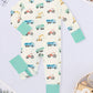 Winter Newborn Infant Baby Boys Romper Bear Print Long Sleeve Button Up Front Rompers Kids Onepiece Soft Fashion Baby  Clothing