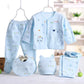 (5pcs/set)Newborn Baby 0-3M Clothing Set Brand Baby Boy Girl Clothes Cotton Cartoon Underwear Baby's Sets