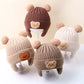 Cute Bear Embroidered Pullover