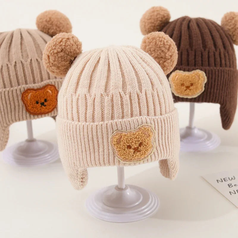 Cute Bear Embroidered Pullover