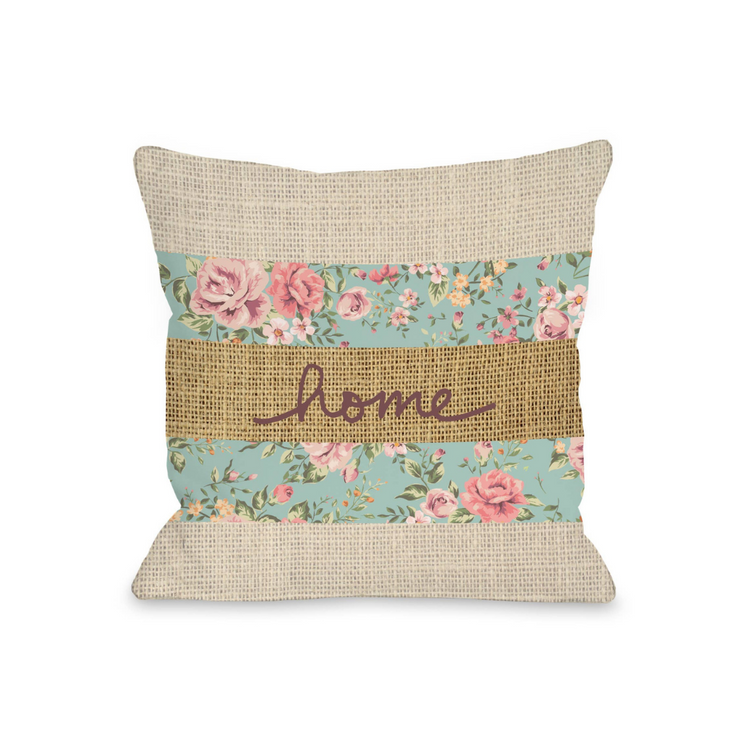 Living Room Floral Pillow