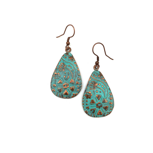 Earrings Floral and Vine