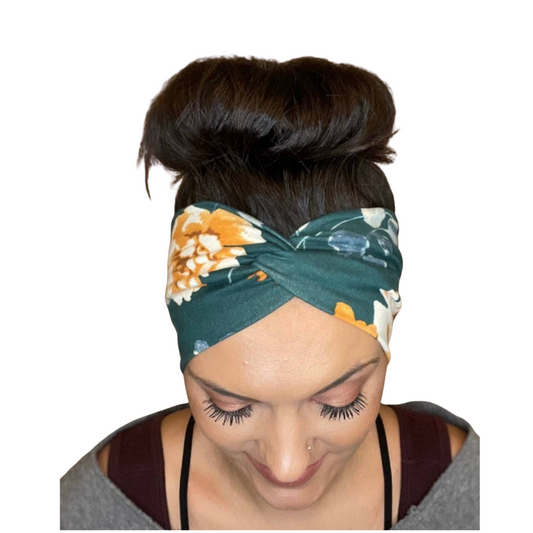 Floral women’s twisted headband