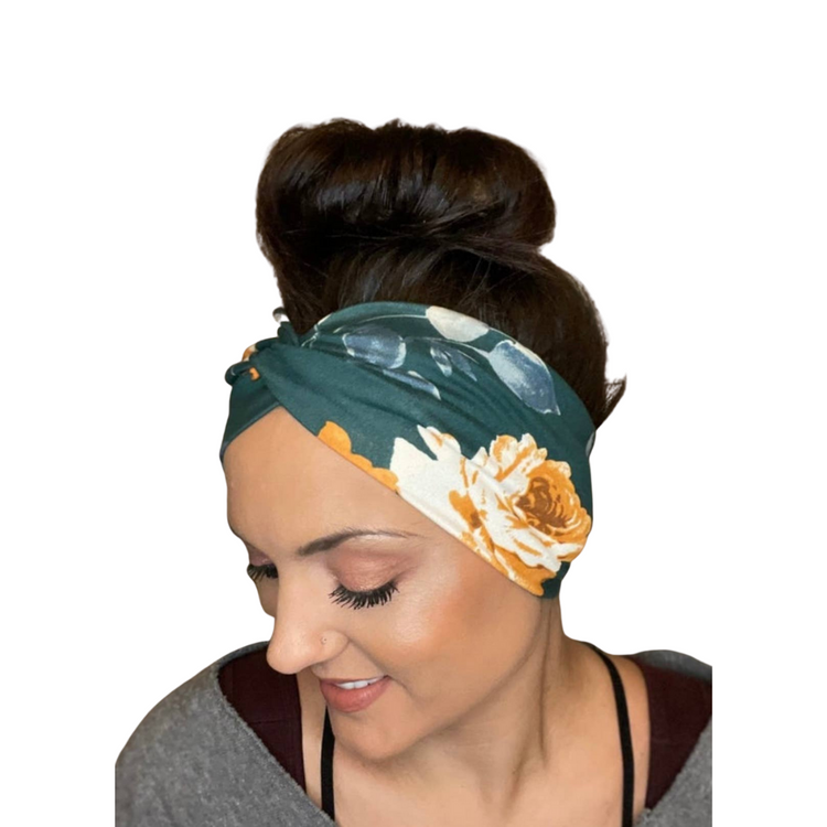 Floral women’s twisted headband
